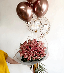 51 Pembe Güle İsteme Çiçeği